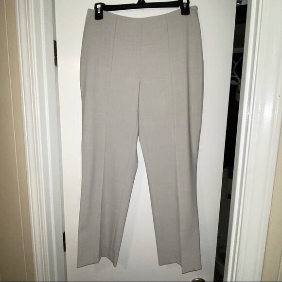Theory Womens Pants Wool Crop trouser front seam Size 8 - Picture 2 of 12